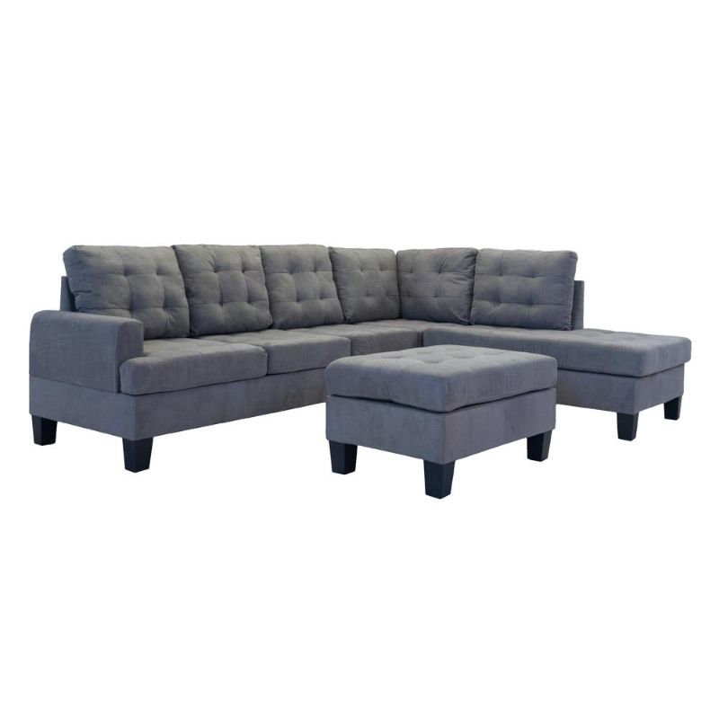 Photo 1 of ANGOLO 2 CLASSIC 3-PIECE SECTIONAL AND OTTOMAN SET
BOX 4 OF 4 ONLY

