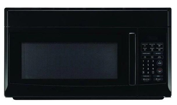 Photo 1 of 1.6 cu. ft. Over the Range Microwave in Black
