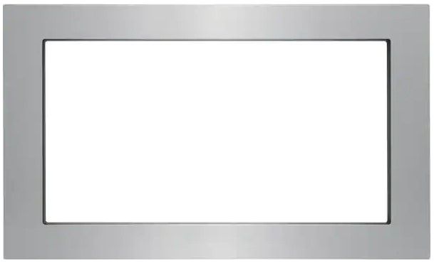 Photo 1 of 30 inch Trim Kit for Built-In Microwave Oven in Stainless Steel
