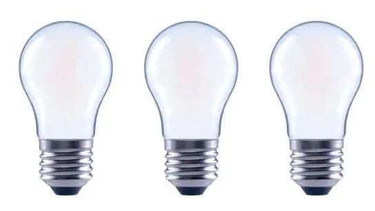 Photo 1 of 40-Watt Equivalent A15 Dimmable ENERGY STAR Frosted Glass Decorative Filament Vintage LED Light Bulb Daylight (3-Pack)
4 PK