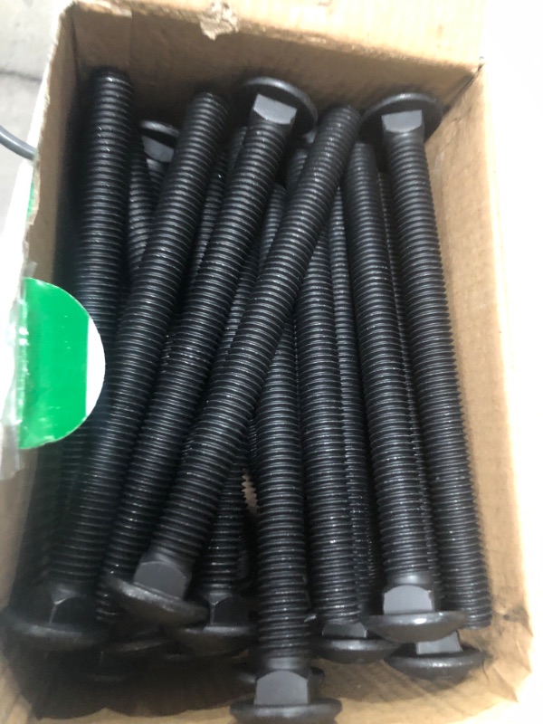 Photo 2 of 1/2 in.-13 x 6 in. Black Deck Exterior Carriage Bolts (25-Pack)
