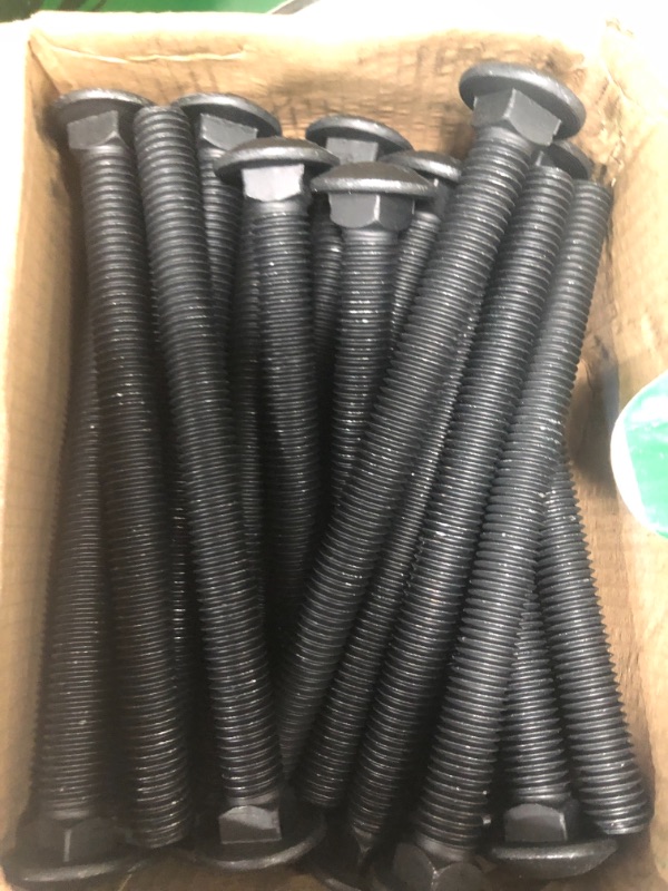 Photo 2 of 1/2 in.-13 x 6 in. Black Deck Exterior Carriage Bolts (25-Pack)
