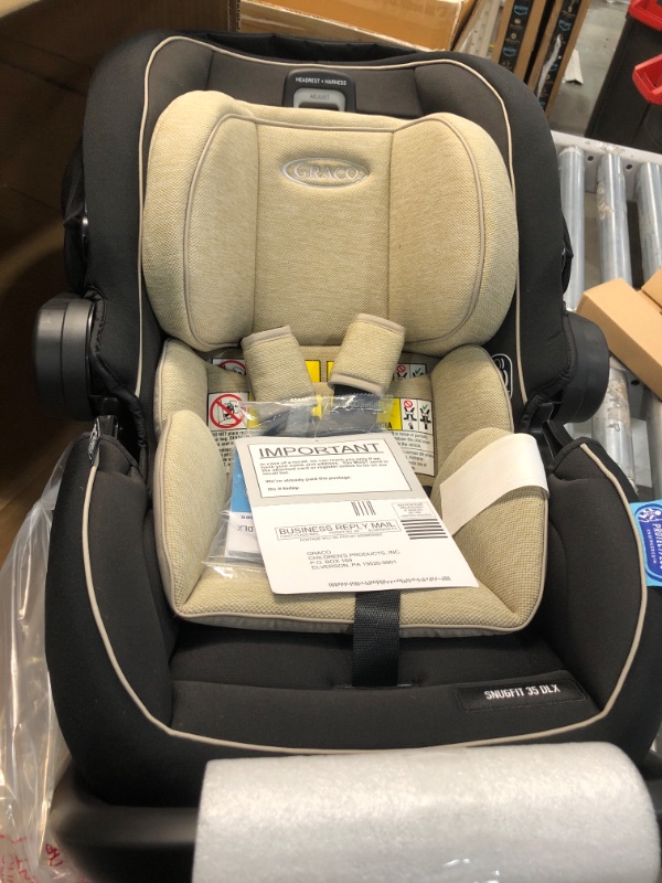 Photo 2 of Graco SnugRide SnugFit 35 DLX Infant Car Seat with Anti-Rebound Bar