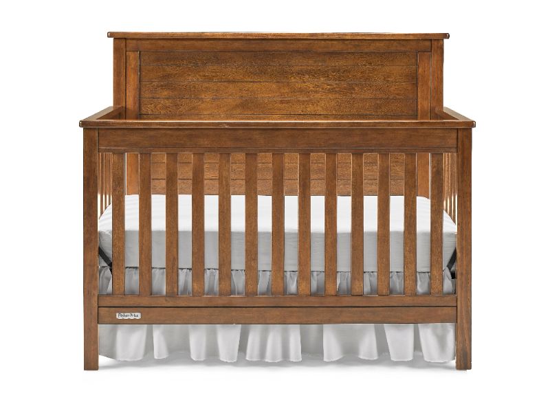 Photo 1 of Fisher-Price Quinn 4-in-1 Convertible Crib in Rustic Brown...***NEVER USED***, **PREVIOUSLY OPENED**


