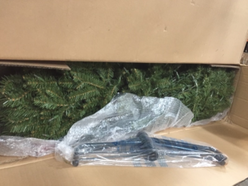 Photo 1 of 7.5ft National Tree Company Dunhill Fir Hinged Full LED Artificial Tree with 700 Low Voltage Dual Led Lights with 9 Function Footswitch