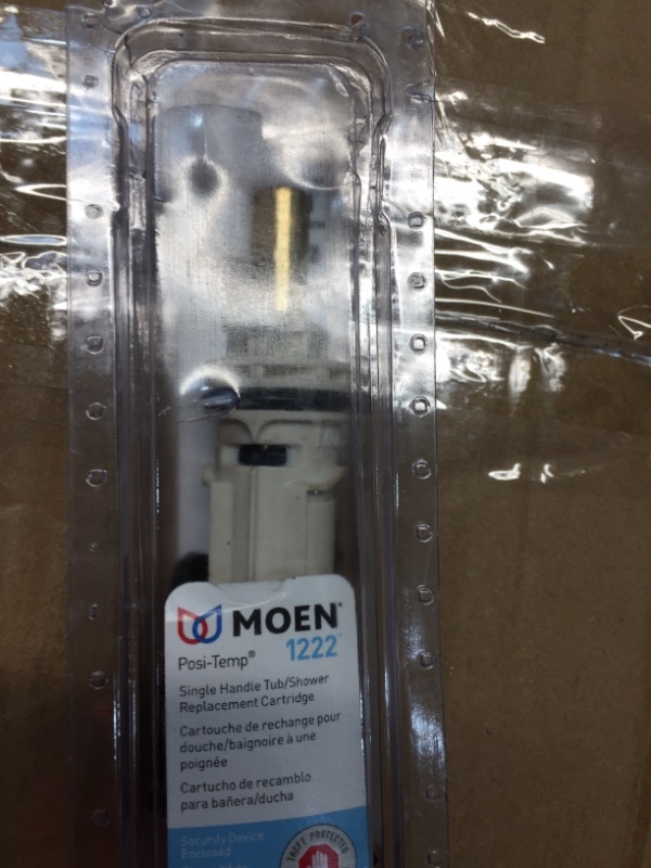 Photo 2 of Moen 1222 One-Handle Posi-Temp Faucet Cartridge Replacement for Moen Tub Shower and Shower Only Configurations, Brass and Plastic & 106479 Temperature limit stop kit, Small, Unfinished
