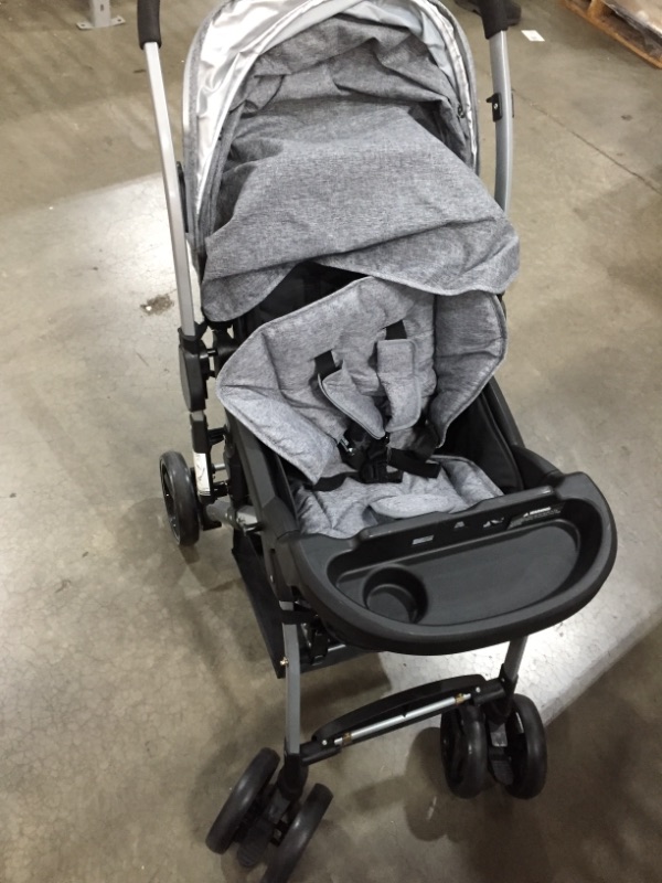 Photo 4 of Jeep By Delta Children Unlimited Reversible Handle Stroller - Gray Tweed
