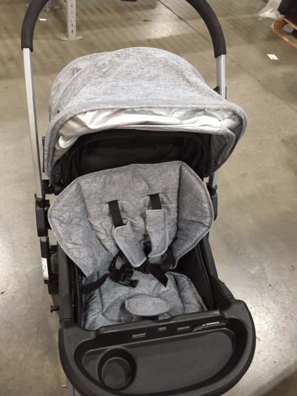 Photo 3 of Jeep By Delta Children Unlimited Reversible Handle Stroller - Gray Tweed
