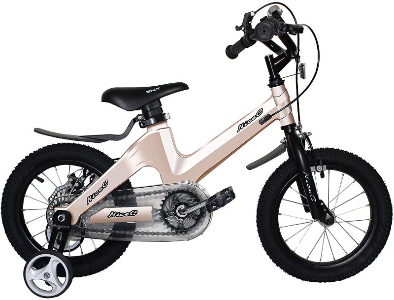 Photo 1 of NiceC BMX Kids Bike with Dual Disc Brake for Boy and Girl 16 inch Training Wheels...***PREVIOUSLY USED***, ****PARTS ONLY****

