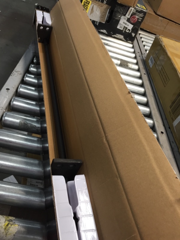 Photo 1 of Sun Zero Bronn Wrap Around Window Double Curtain Rod 66-120" Matte Black