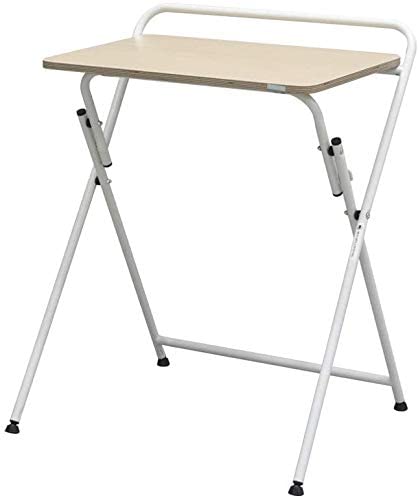 Photo 1 of ***SIMILAR TO COVER PHOTO*** SOFSYS Modern Folding Desk for Small Space, Computer Gaming, Writing, Student and Home Office Organization, Industrial Metal Frame with Premium Desktop Surfaces, Oak/White
