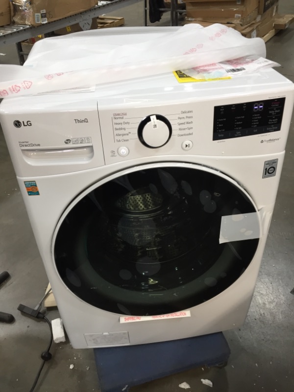 Photo 6 of LG WM3600HWA 4.5 Cu. Ft. Ultra Large Capacity Smart wi-fi Enabled Front Load Washer
