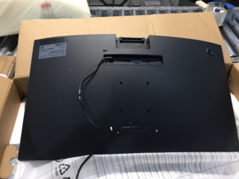 Photo 1 of SAMSUNG 27-Inch CR50 Frameless Curved Gaming Monitor (LC27R500FHNXZA) – 60Hz Refresh, Computer Monitor, 1920 x 1080p Resolution, 4ms Response, FreeSync, HDMI,Black
