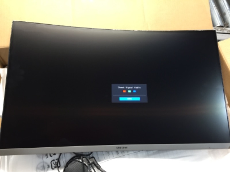 Photo 2 of SAMSUNG 27-Inch CR50 Frameless Curved Gaming Monitor (LC27R500FHNXZA) – 60Hz Refresh, Computer Monitor, 1920 x 1080p Resolution, 4ms Response, FreeSync, HDMI,Black
