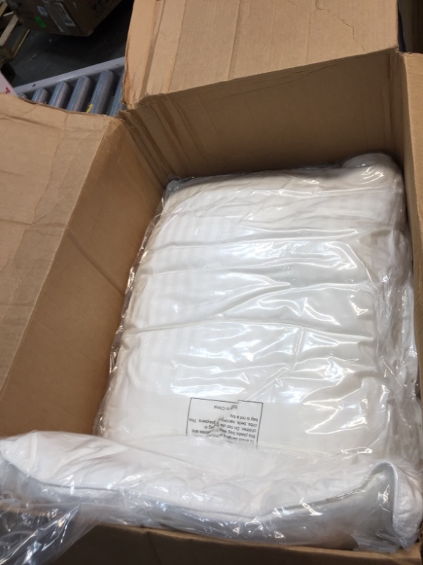 Photo 2 of *GENERAL POST* LARGE PILLOW SET (2), WHITE, UNKNOWN BRAND