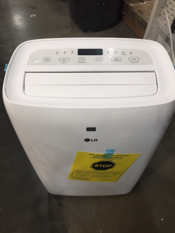 Photo 2 of 6,000 BTU (DOE) 115-Volt Portable Air Conditioner with Dehumidifier Function and LCD Remote in White
