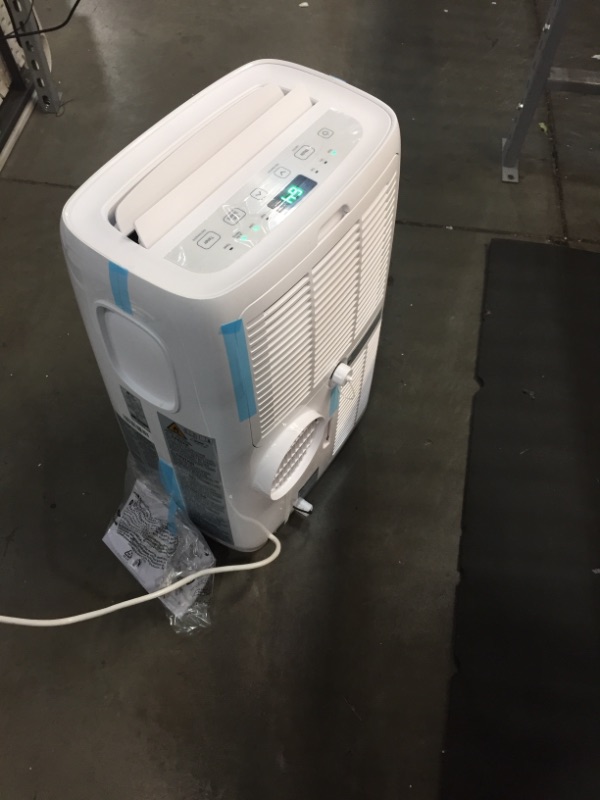 Photo 2 of 6,000 BTU (DOE) 115-Volt Portable Air Conditioner with Dehumidifier Function and LCD Remote in White