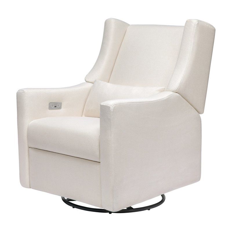 Photo 1 of ******damaged**** Babyletto Kiwi Glider Recliner with Electronic Control and USB in Performance Cream
