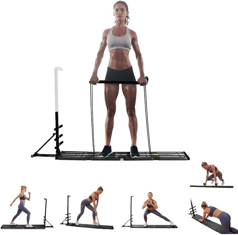 Photo 1 of ***PARTS ONLY*** AVAH Portable Home Gym,Foldable Multi-Fit Bench Total Body Training Home Gym with Resistance Bands Bar and Push up Handles Muscle Build Exercise Equipment for Men/Women
