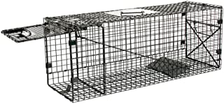 Photo 1 of 42 Inch Live Humane Animal Trap - Safe Traps for All Animals - Dogs, Raccoons, Cats, Groundhogs, Opossums, Coyote, Bobcat - 42"x16"x18"
