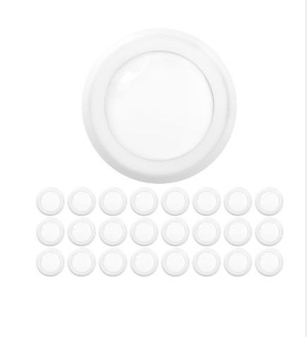 Photo 1 of Sunco Lighting 24 Pack 5 Inch / 6 Inch Flush Mount Disk LED Downlight, 15W 100W, 4000K Cool White