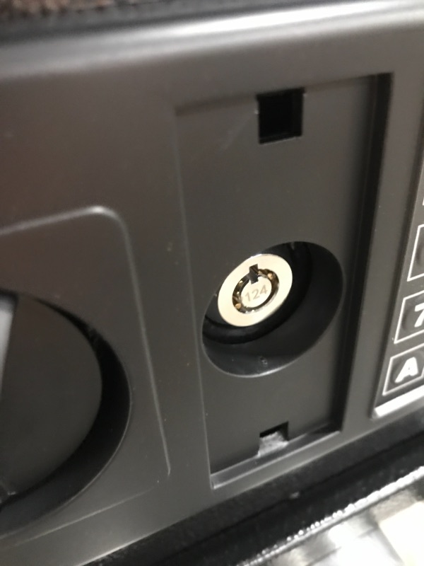 Photo 1 of Stalwart Electronic Digital Steel Safe Box with LED Keypad and 2 Manual Override Keys – Protect Money, Jewelry, Passports, and Documents – For Home, Business, and Travel 12.2 x 7.9 x 7.9 inches