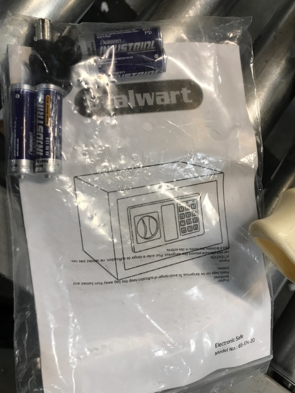 Photo 1 of Stalwart Electronic Digital Steel Safe Box with LED Keypad and 2 Manual Override Keys – Protect Money, Jewelry, Passports, and Documents – For Home, Business, and Travel 12.2 x 7.9 x 7.9 inches