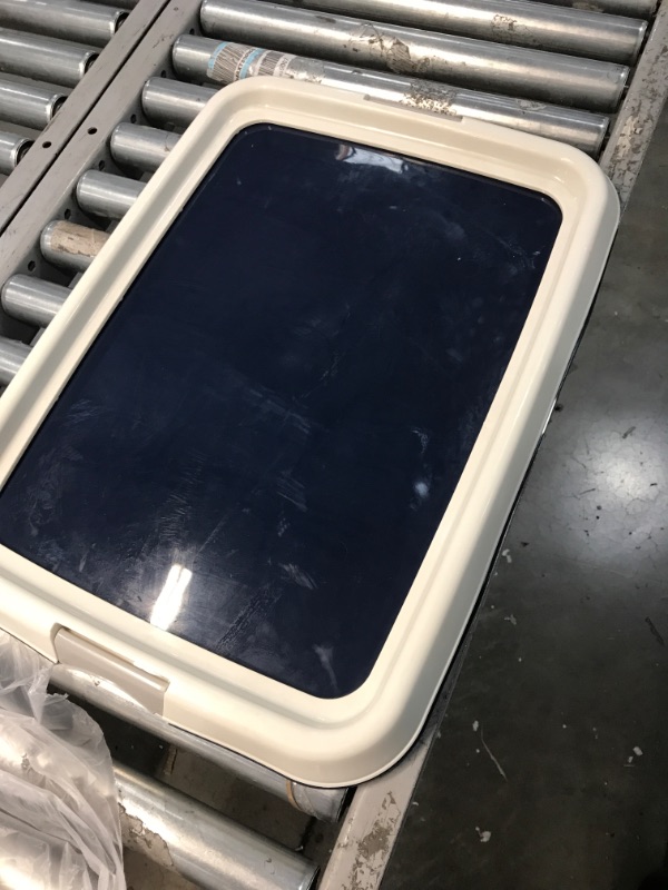 Photo 1 of Tub Lid Tan and Blue