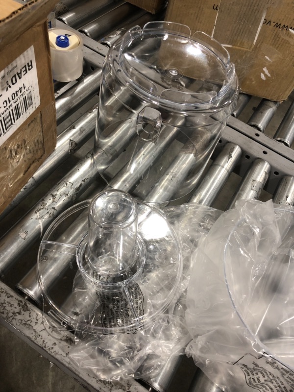 Photo 1 of (Damaged Handle)Buddeez "Tritan" 1.75 Gallon Party Clear Beverage Dispenser

