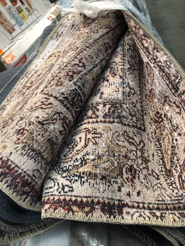 Photo 1 of Amber Lewis X Loloi Georgie Collection GER-04 Teal / Antique 10' X 14' Area Rug
