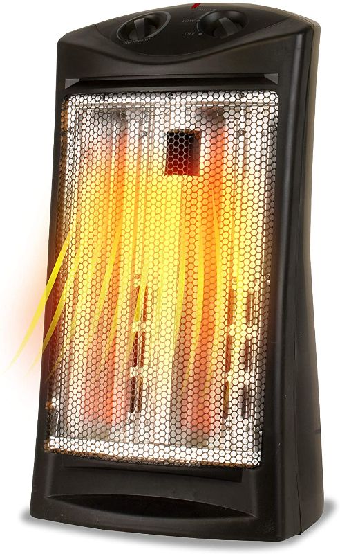 Photo 1 of *NONFUNCTIONAL** BLACK+DECKER BHTI06 Infrared Quartz Tower Heater One Size Black
PARTS ONLY 
