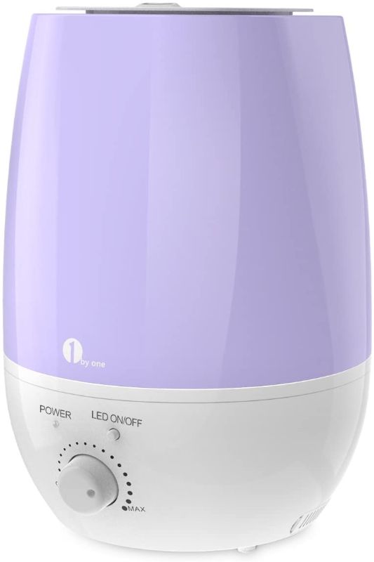 Photo 1 of 1byone Humidifiers for Bedroom 6L Cool Mist Air Ultrasonic for Plants Indoor with Essential Oils Diffuser for Baby Kids, with 7 Colour Night Light, Ultra Quiet & Easy to Clean, Auto Shut-off, Blue
