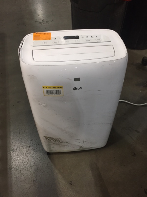 Photo 2 of 7,000 BTU (DOE) 115-Volt Portable Air Conditioner LP0721WSR with Dehumidifier Function and LCD Remote in White
