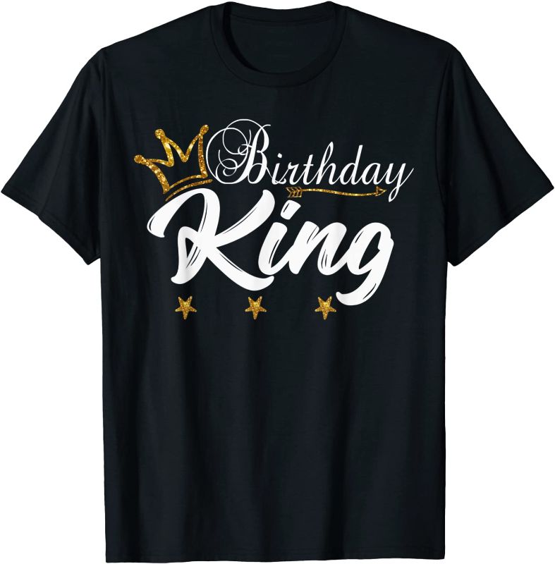 Photo 1 of Birthday King Gold Crown Shirt For Boys And Men T-Shirt
3XL