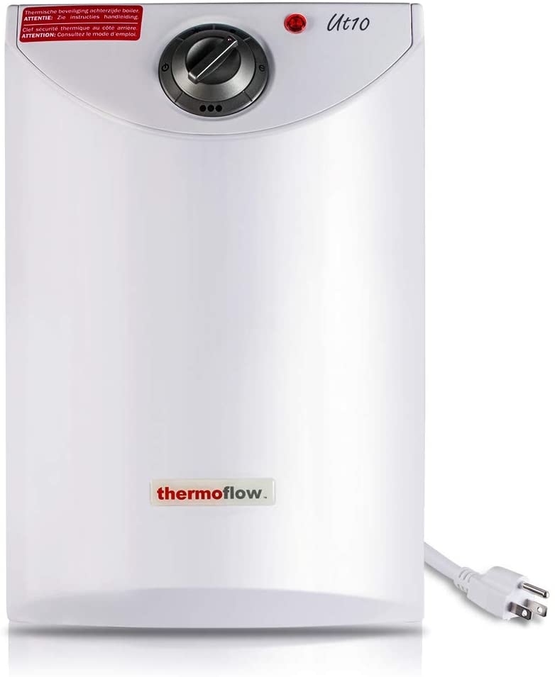 Photo 1 of Thermoflow UT10 2.5 Gallons 110~120V Corded Electric Mini Tank Water Heater for Under Sinks 110V ~ 120V, 1.5kW Point of Use
