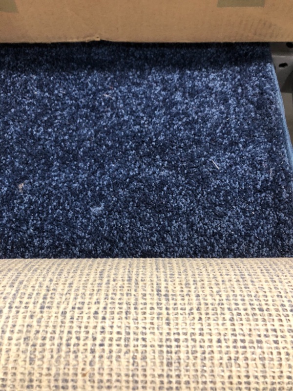 Photo 2 of **GENERAL POST** 5'x5' Navy Blue rug