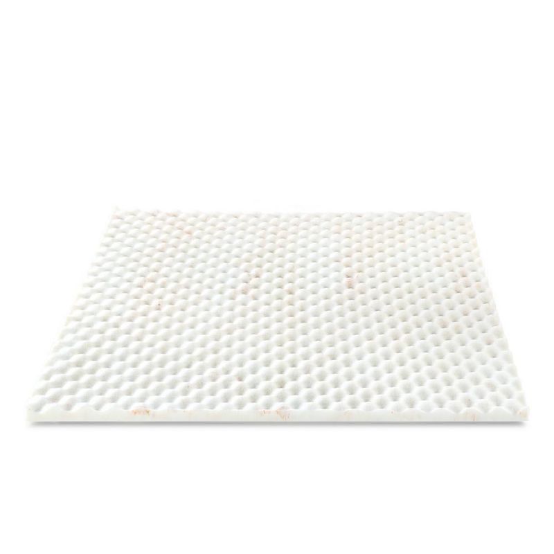Photo 1 of Zinus Swirl Copper Cooling 1.25 Inch King Memory Foam Mattress Topper, White
