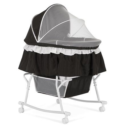 Photo 1 of Dream on Me Lacy, Portable 2-in-1 Bassinet and Cradle
