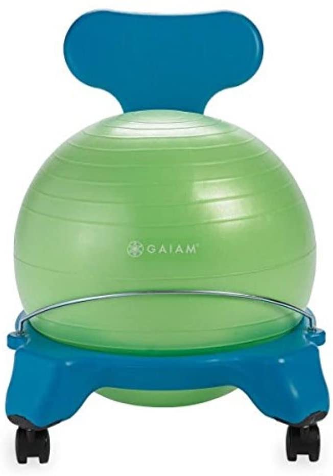 Photo 1 of Gaiam Kids Balance Ball Chair - Classic Children's Stability Ball Chair, Alternative School Classroom Flexible Desk Seating for Active Students
