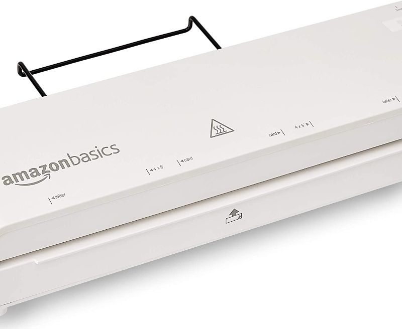 Photo 1 of Amazon Basics 9-Inch Thermal Laminator Machine with Rapid Warm-Up (1 min)
