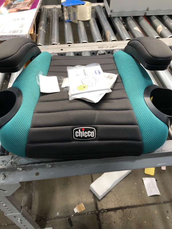 Photo 2 of Chicco GoFit Backless Booster Car Seat, Raindrop
