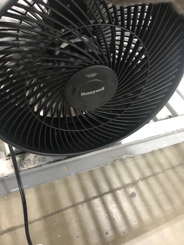 Photo 2 of ***PARTS ONLY DAMAGED***Honeywell HT-908 TurboForce Room Air Circulator Fan, Medium, Black –Quiet Personal Fanfor Home or Office, 3 Speeds and 90 Degree Pivoting Head
