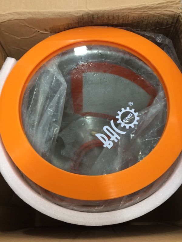 Photo 2 of **parts only *** BACOENG 3 Gallon Tempered Glass Lid Stainless Steel Vacuum Chamber Perfect for Stabilizing Wood, Degassing Silicones, Epoxies and Essential Oils
