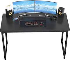 Photo 1 of Foxemart Computer Desk 55” Modern Sturdy Office Desk PC Laptop Notebook Study Writing Table for Home Office Workstations, Black
*** USED SMALL DAMAGE TO EDGE*** MISSING HARDWARE***