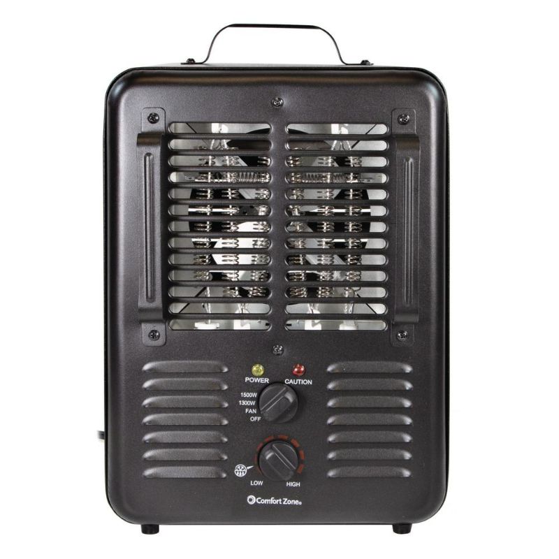 Photo 1 of Comfort Zone 1500-Watt Electric Milkhouse Utility Heater
***DENT ON SIDE STILL FUNCTIONAL***