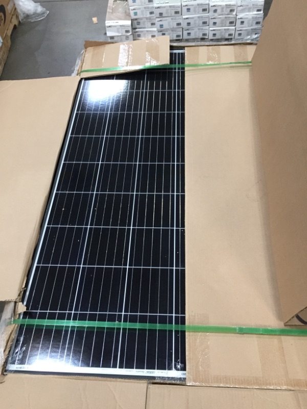 Photo 3 of *** MINOR SCRATCH ON CORNER OF TOP PANEL*** SOLD AS WHOLE PALLET ONLY***
RENOGY 320-Watt Monocrystalline Solar Panel System Kit Off Grid for Shed Farm (6-Pieces)
