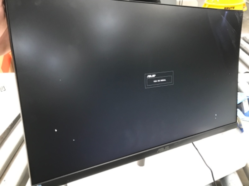 Photo 2 of ASUS VL249HE 23.8” Eye Care Monitor, 1080P Full HD, 75Hz, IPS, Adaptive-Sync/FreeSync, Eye Care, HDMI VGA, Frameless Slim Design, VESA Wall Mountable
DAMAGED IN TOP RIGHT CORNER.