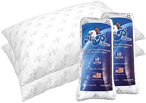 Photo 1 of MyPillow Classic Bed Pillow 2 Pack [Standard/Queen, Medium]
DIRTY NEEDS WASH.