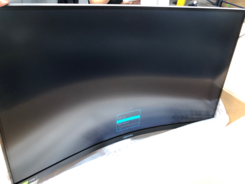 Photo 2 of SAMSUNG Odyssey G7 Series 32-Inch WQHD (2560x1440) Gaming Monitor, 240Hz, Curved, 1ms, HDMI, G-Sync, FreeSync Premium Pro (LC32G75TQSNXZA)
