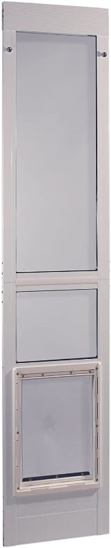 Photo 1 of 

Ideal Pet Products Aluminum Modular Patio Pet Door, White, Extra Large, 10.5" x 15" Flap Size
